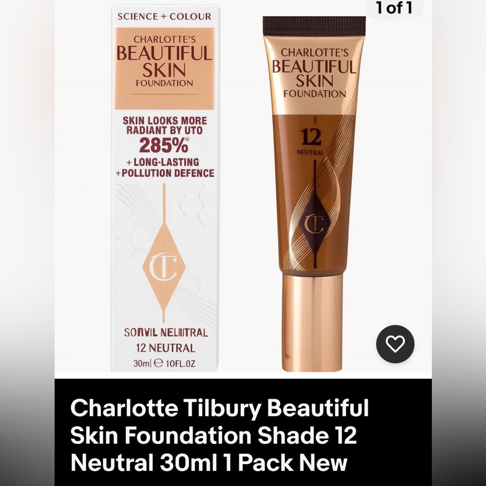 Charlotte Tilbury Beautiful Skin Foundation - Shade 12 Neutral